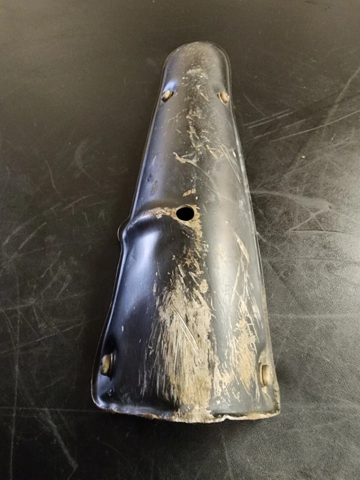 1974 Suzuki TC100 Blazer Exhaust Heat Shield Lower CLEAN TC tc 100 - Image 2 of 4