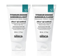 Silisca TIitanium Dioxide Sunshield 80ml SPF50 / PA Classic Light TYPE