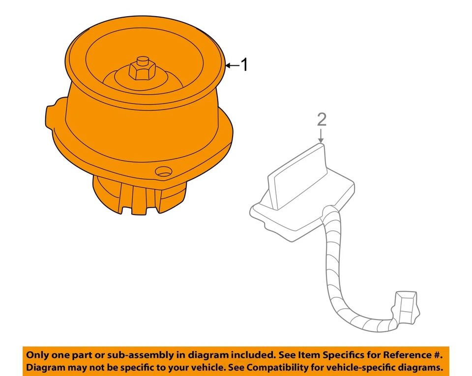 Motor de soprador HVAC usado serve: 2005 Pontiac Aztek grau A - Imagem 3 de 4