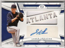 2023 Panini National Treasures Die-Cut Material Auto SP/99 #DMS-JS Jared Shuster