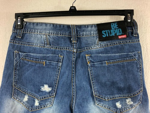 Takeshy Kurosawa Blue Jeans Cotton Ripped Button Fly 'Be Stupid Diesel'  Size 32 | eBay