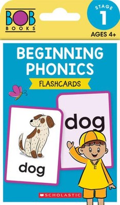 Bob Books - Beginning Phonics Flashcards Phonics, Ages 4 and Up, Kindergarten