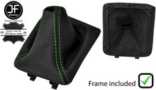 GR?N NAHT LEDER SCHALTSACK+KUNSTSTOFFRAHME F?R PORSCHE CAYMAN 981 12-19