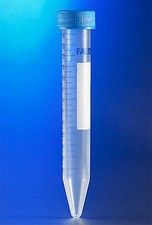 Falcon *Sterile* 15ml Conical Bottom Centrifuge Tube on Rack, 500/Case