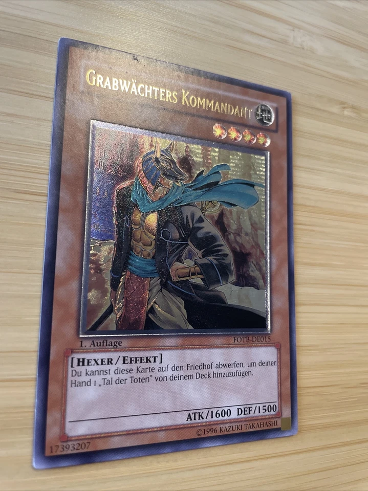 YuGiOh! Gravekeeper's Commandant FOTB-EN015 Ultimate Rare GERMAN LP - Image 2 of 4