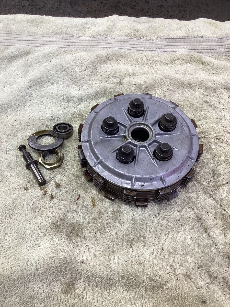 late 80s Kawasaki EX500 Ninja, clutch basket and Plates, factory