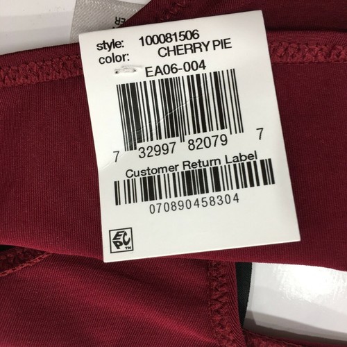 Inc Women's Lace-Trim Thong Underwear, Red, XLarge - Picture 3 of 5
