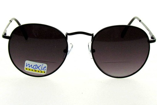 BIFOCAL SUNGLASSES w/CASE COOL! ROUND METAL 60'S moXie SPRING HINGES 1.50~2.75 - Picture 23 of 24