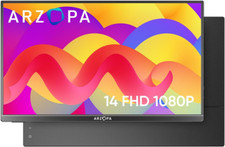 14.0" Ultra Slim FHD Portable Monitor, Dual Speakers, Second Screen