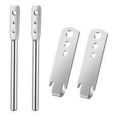 4pcs Fence Wire Twister for T Post Clips Time Saver Barb Wire Fence Tools 2 Size