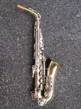 '70s BUESCHER USA ARISTOCRAT 200 Alto Sax Saxophone NICE POTENTIAL, SUGGEST PADS