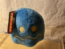 Pac-Man BLUE GHOST Plush Toy Factory Stuffed Arcade BANDAI NAMCO w/Tags