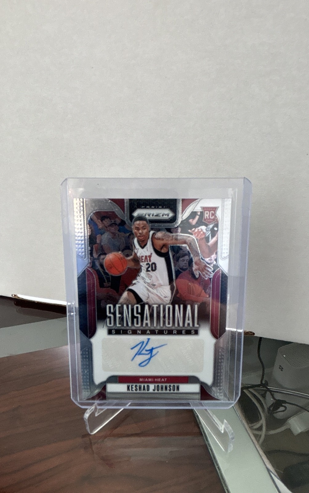 2024-25 Panini Prizm - Sensational Signatures Keshad Johnson #SS-KSJ (AU, RC)
