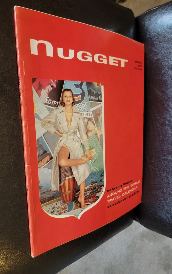 Nugget March 1957 Salvador Dali article and illustrations by Dali, Houlihan etc. - Image 3 of 3