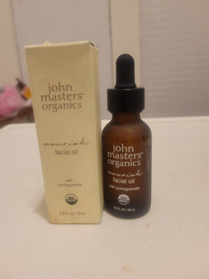 NIB John Masters Organics Nourish Facial Oil With Pomegranate 0.9oz