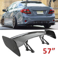 Glossy Black 57 Rear Spoiler Wing Truck Gt Style For Toyota Corolla H