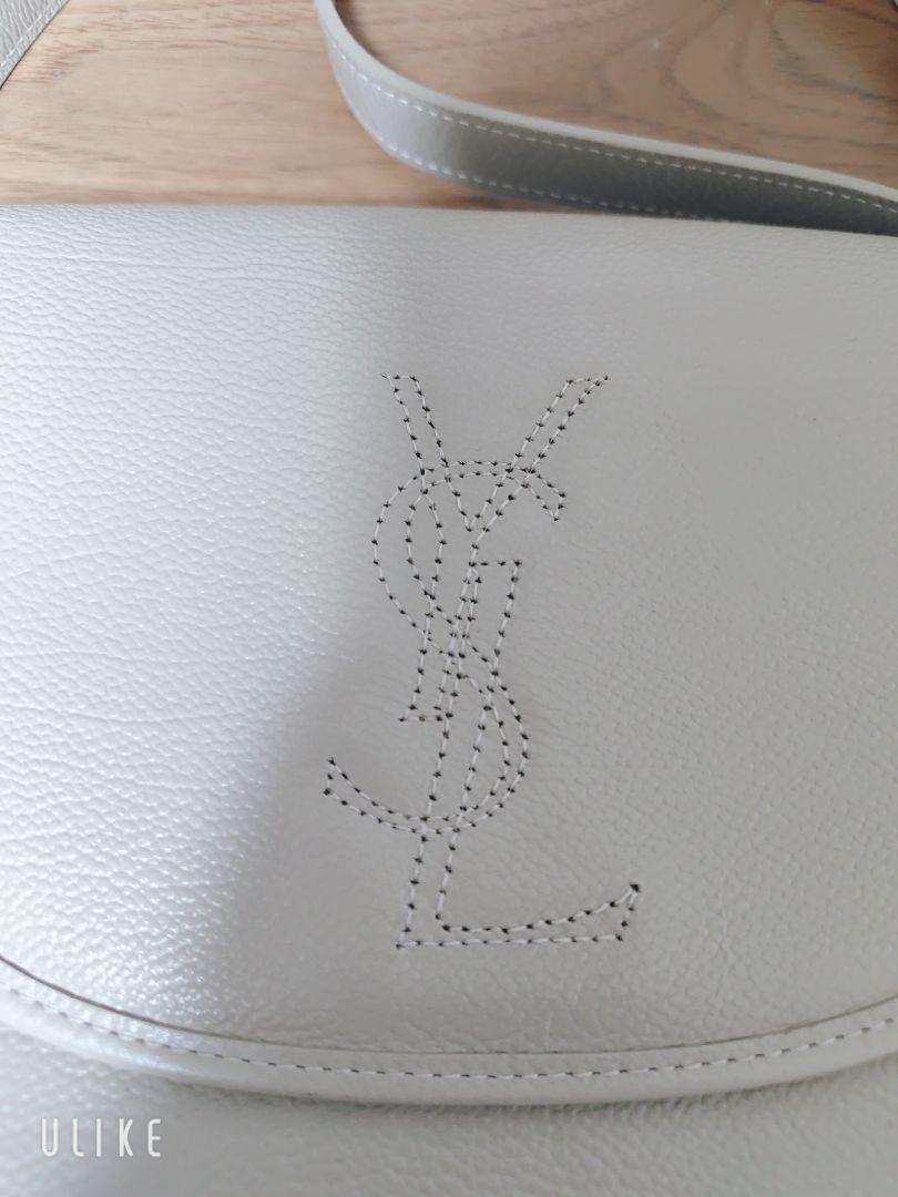 Borsa a tracolla Yves Saint Laurent YSL Cassandra pelle beige autentica F0803159