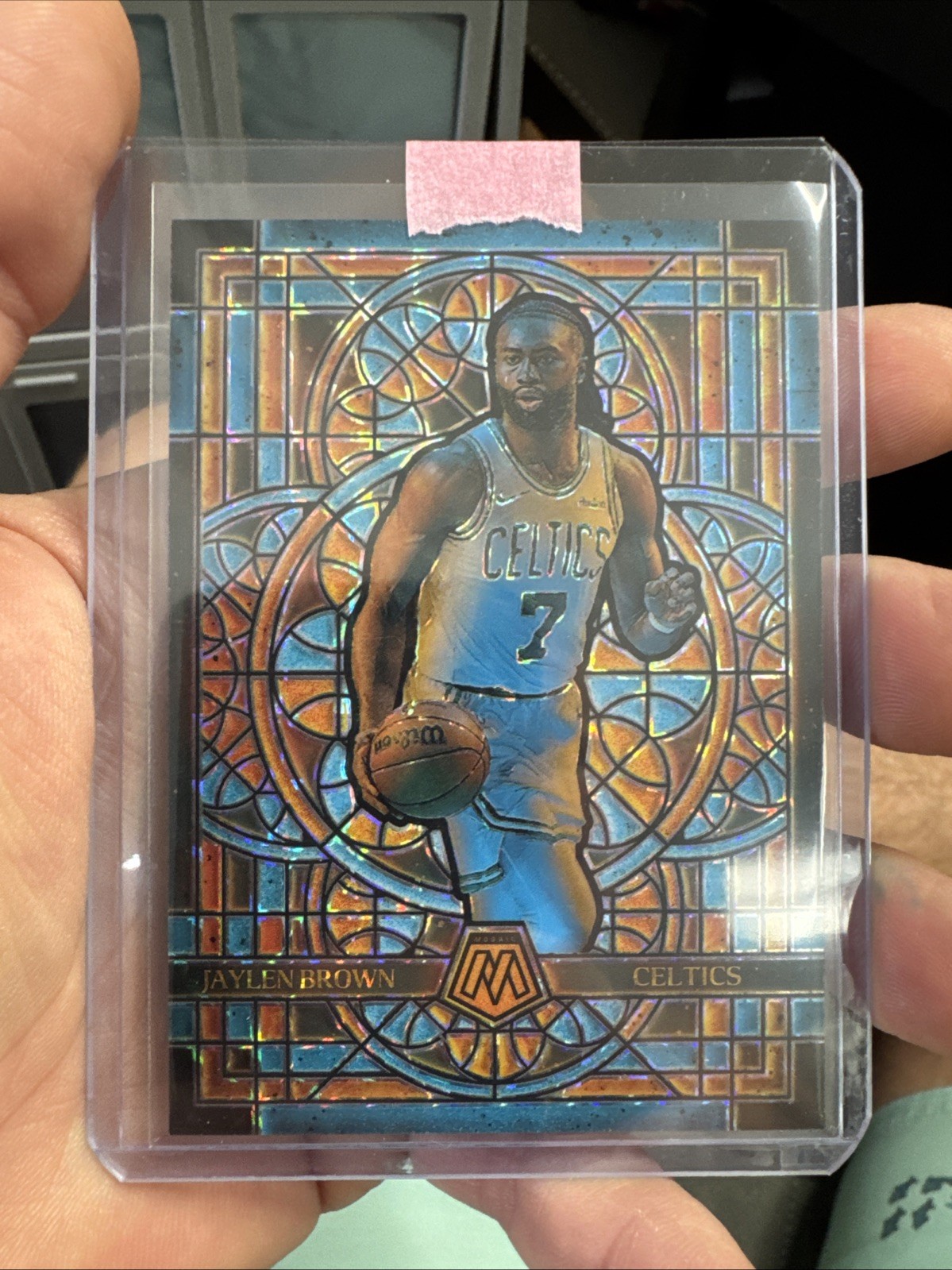 2024-25 Panini Mosaic Jaylen Brown #10 Stained Glass