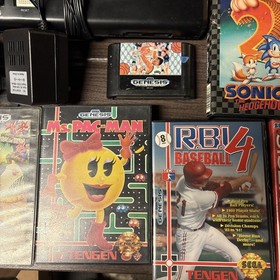 SEGA G&eacute;nesis 1601  System 16-BIT  Console W/11 Games Bundle Tested