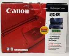 Canon Color Bubble Jet BJC-85 Portable Printer K10190 Printer (OPEN BOX) READ