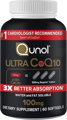 	Qunol Ultra CoQ10 100mg 60 Softgels 2 Month Supply	