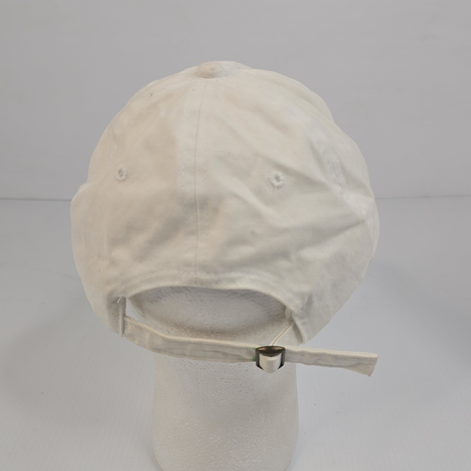 Plain White unstructured strapback adjustable bra… - image 5