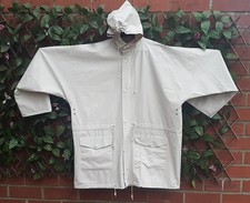 PVC Raincoat Parka Off-White