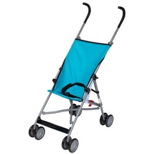 Turquoise Umbrella Stroller for Toddlers with Comfort Height