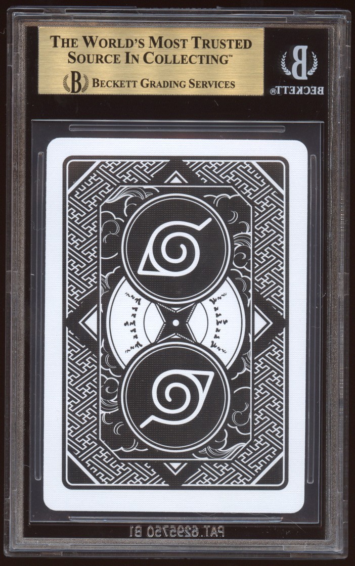 BGS 9.5 NARUTO 6 OF HEARTS 2019 NARUTO SHIPPUDEN BICYCLE PLAYING