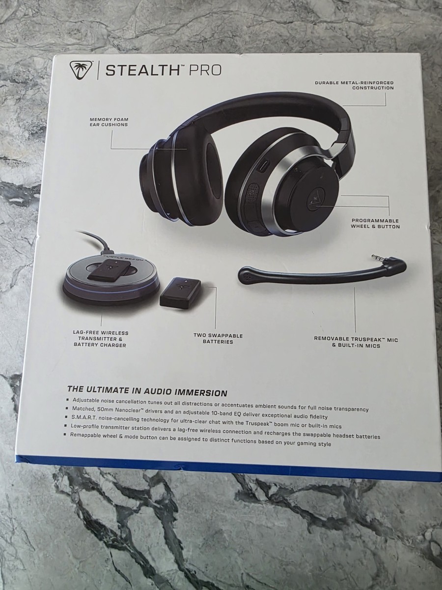 TURTLE BEACH Stealth Pro ブラックTBS-3365-01 Micro Center - Turtle Beach Stealth Pro Multiplatform Wireless