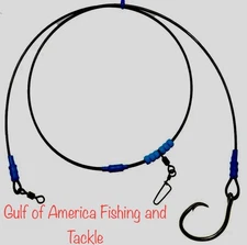 6ft 600lb Nylon Coated Cable Leader