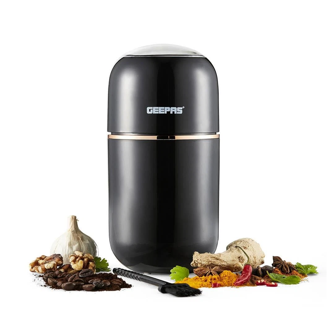 80g Coffee Grinder Stainless Steel Blades Dried Spice Nuts Herbs Mill 200W Black
Opens in a new wind