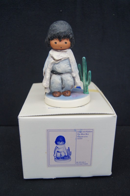 GOEBEL DeGRAZIA Porcelain Figurine #10-323 The Blue Boy 5"