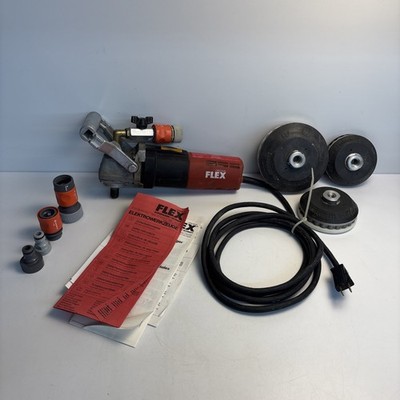 Vintage FLEX LW1103 Wet Stone Polisher Grinder 110V 710W w/ Pads & Water Feed