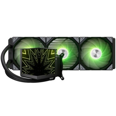 TRYX STAGE ARGB 360 AiO-Wasserkühlung, Dual-IPS-Display - 360mm, schwarz