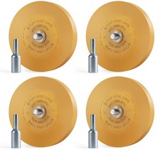 4 Pack Decal Remover Eraser Wheel Rubber Eraser Wheel Adhesive Remover Wheel ...
