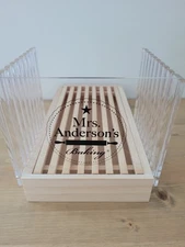 Mrs. Anderson's Baking Wood Bread Slicer Guide Kitchen Tool Loaf 