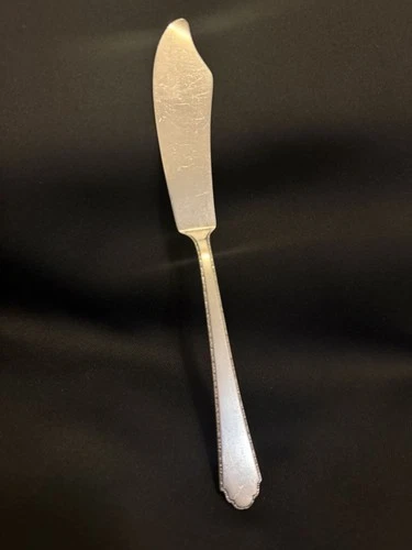 Antique 1921 William and Mary Treasure By Lunt Master Spreader 7” Flat Handle