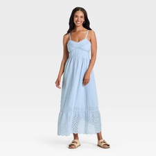 Women's Cami Midi Sundress - Universal Thread Light Blue S