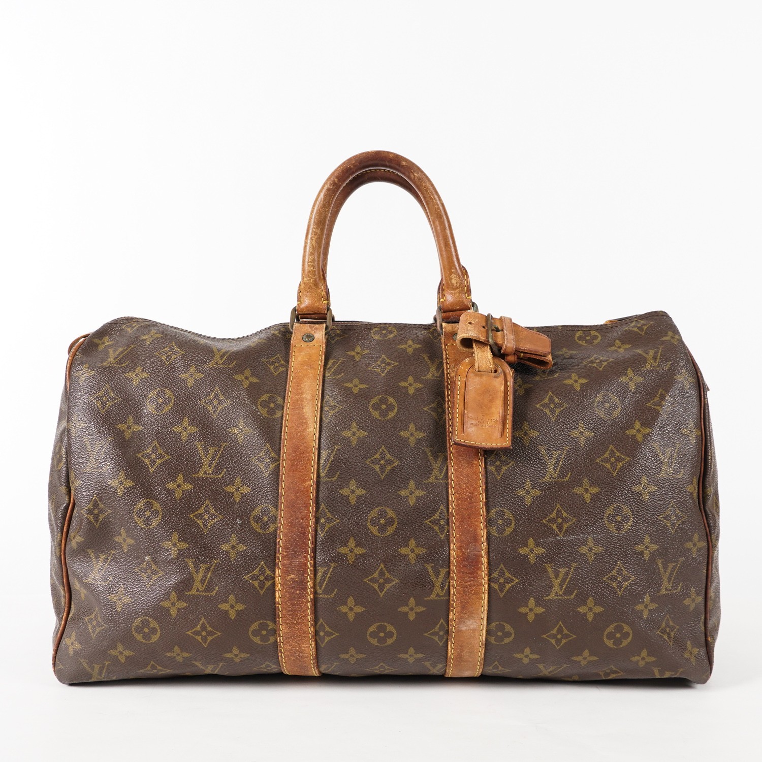 LOUIS VUITTON Keepall 50 M41426 Monogram Boston Bag Brown vintage 12E261760020