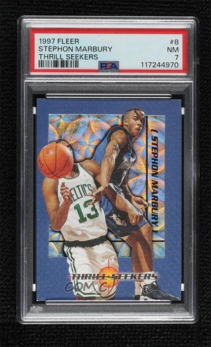 Stephon Marbury #8 1997 Fleer Thrill Seekers card