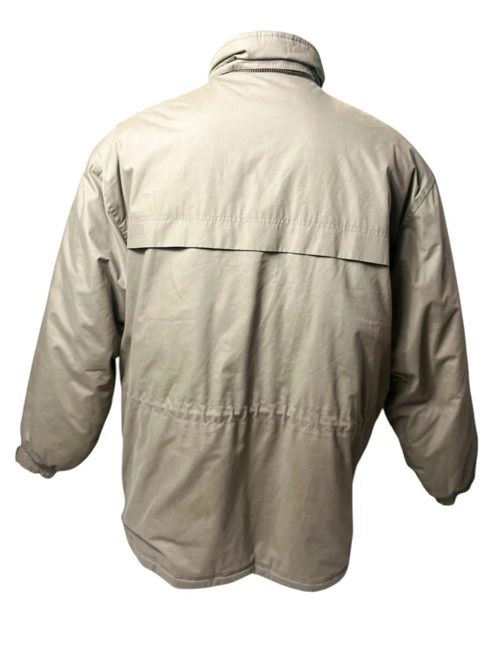 Vintage PACIFIC TRAIL XL Men's Outdoor Field Jacket Coat Lined Tan Brown Pockets - Image 2 of 4