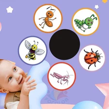 Color Changing Toilet Sticker Thermochromic Urinal Training Waterproof Kid Potty