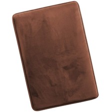 Clara Clark Bathroom Rugs 20 x 32 Solid Chocolate Brown Non-Slip