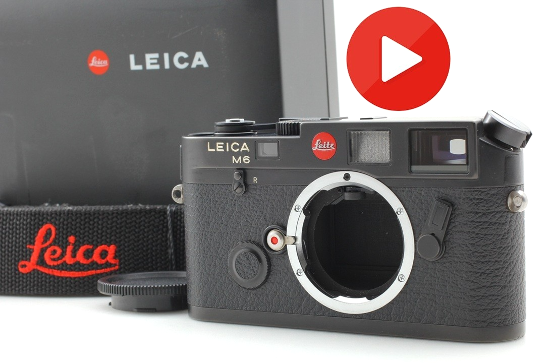 [美品]Leica M6 0.72 Non TTL Chrome Range Optical MINT w/ Case] Leica M6 Black 0.72 Non TTL
