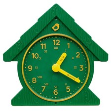 07-0036-G Funtime Clock Plastic Swing Set Attachment, Green with Yellow