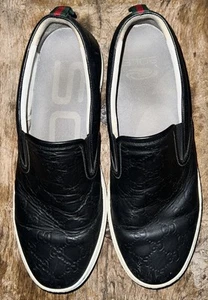 Baskets homme Gucci en cuir à enfiler 12