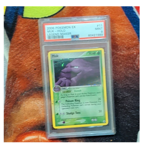 Pokémon TCG Muk Legend Maker 11/92 Holo Rare PSA 9 English 2006