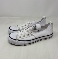 Converse Chuck Taylor Shoreline Knit Slip-On White Women  s Size 8 565490F 