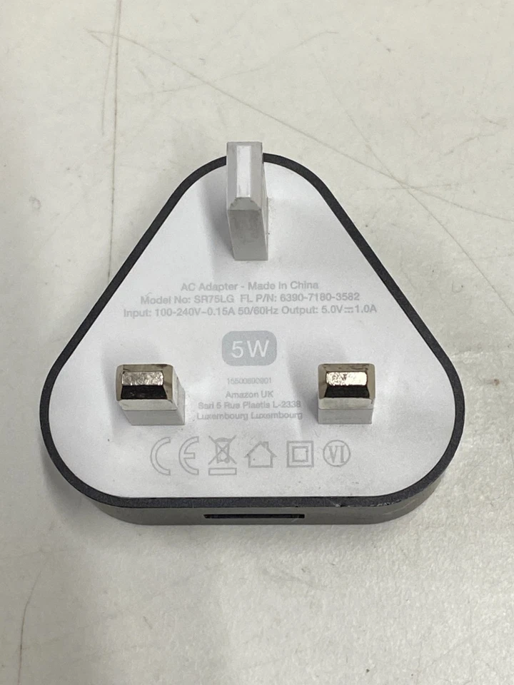 LOT OF 10 Amazon Fire Stick Plug Power Adapter, Kindle / 5.0V / 1.0A Black - Image 3 of 4